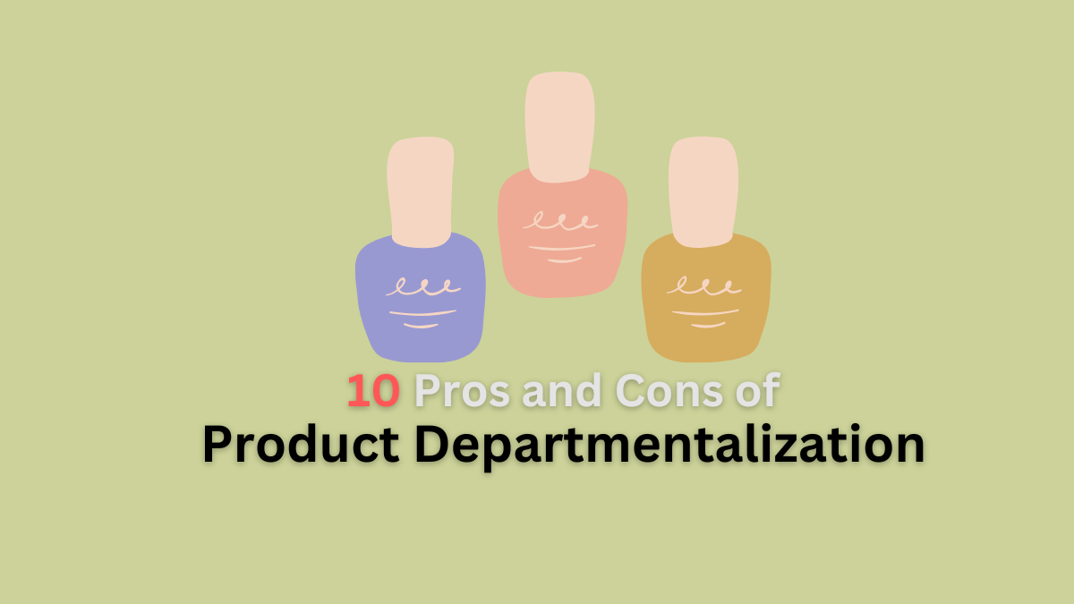 pros and cons of product departmentalization